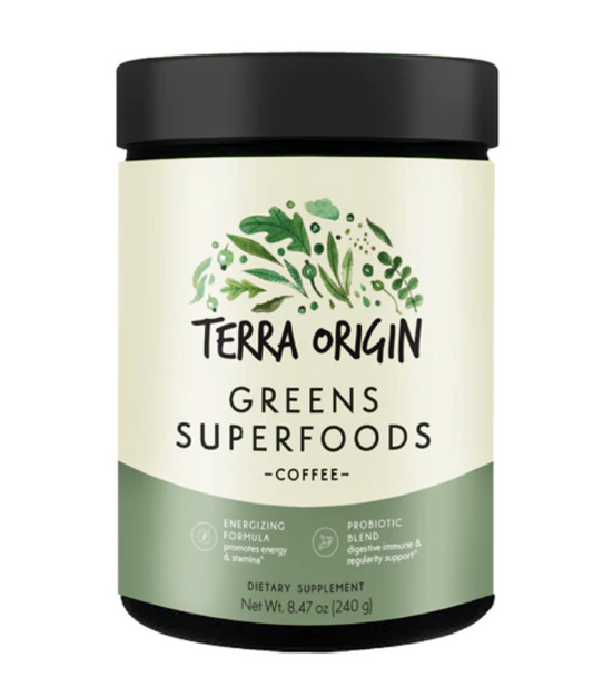 Terra Origin Greens Superfoods Powder Coffee