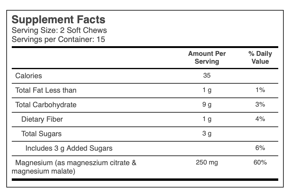 Magnesium chews