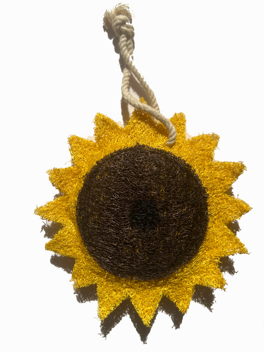 Sunflower Natural Kitchen Loofah Scrubber