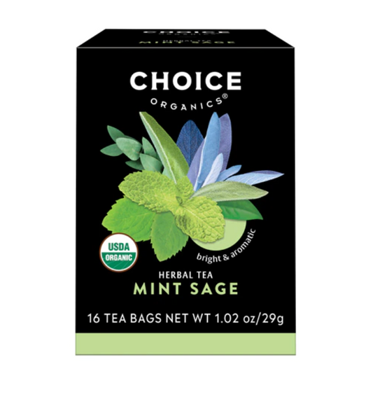 Sage and Mint tea choice organics